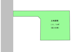 館山市正木の売地【間取り】