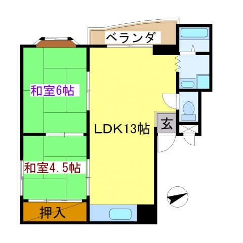 ニューライフ藤【間取り】