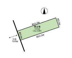 清須市桃栄二丁目　売地【間取り】