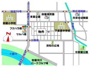音更町中鈴蘭南３丁目【地図】