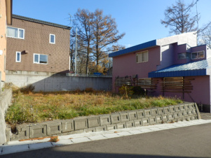 小樽市末広町の売地【前面道路含む現地写真】