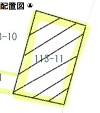 石巻市浜松町の売地【間取り】