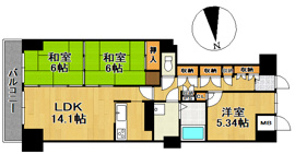 コープシティ上大川前の画像