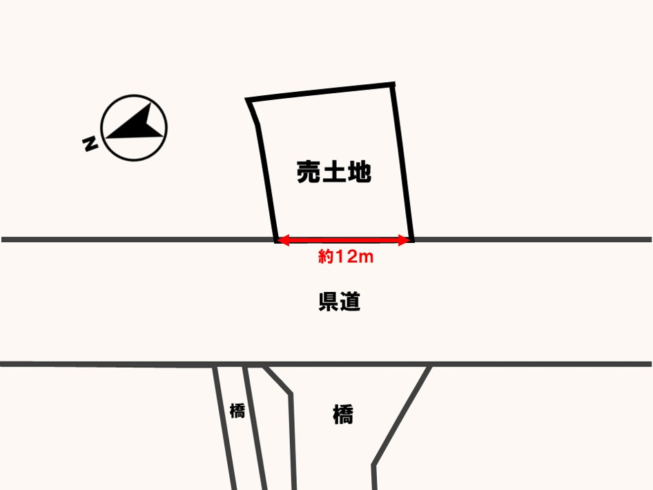 西伯郡大山町佐摩（診療所横）売土地【間取り】
