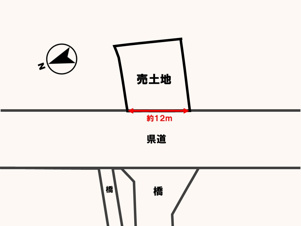 西伯郡大山町佐摩（診療所横）売土地【間取り】