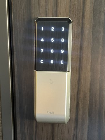 各住戸に電池錠