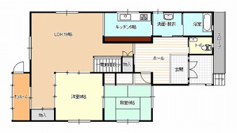 鳥取市吉成中古戸建て【間取り】