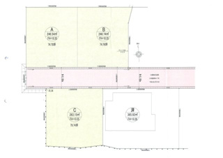 黒木迎畑分譲地(A区画)【区画図】