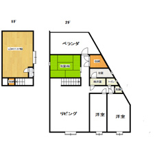 コーワ借家【間取り】