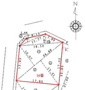 加賀市　丸山町56番　売土地　約96.56坪　建築条件なしの画像