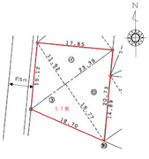 加賀市　丸山町57番　売土地　約96.54坪　建築条件なしの画像