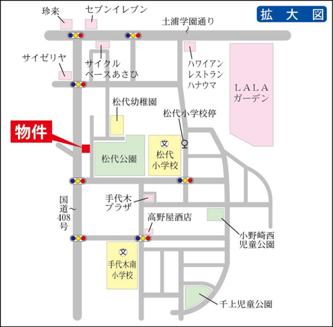 つくば市松代３丁目の駐車場の画像