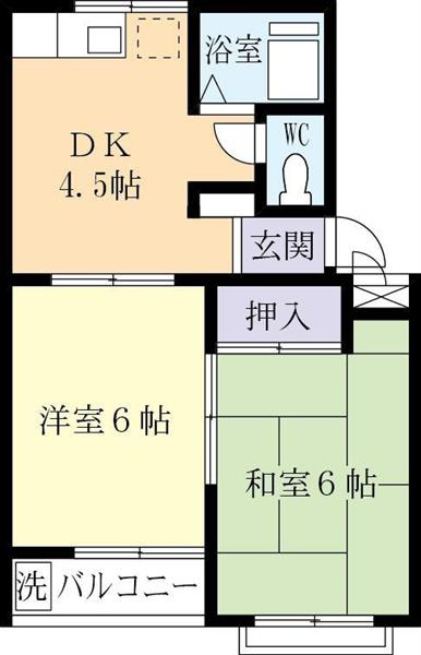 ※実際の間取りは反転したものになります。