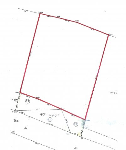 別府市鉄輪東の売地【区画図】