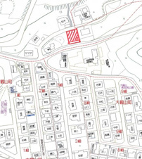 別府市鉄輪東の売地【地図】