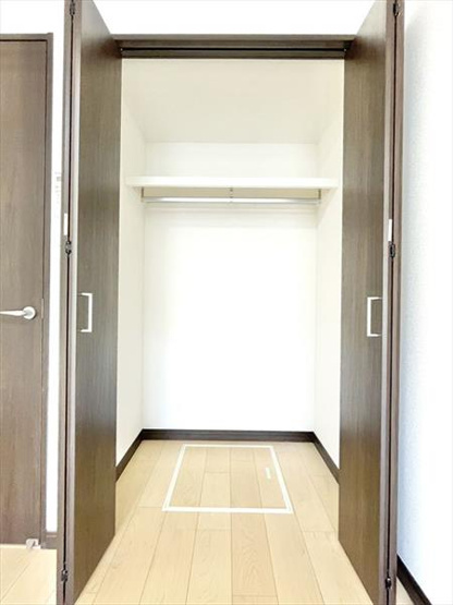 大容量のクローゼット
