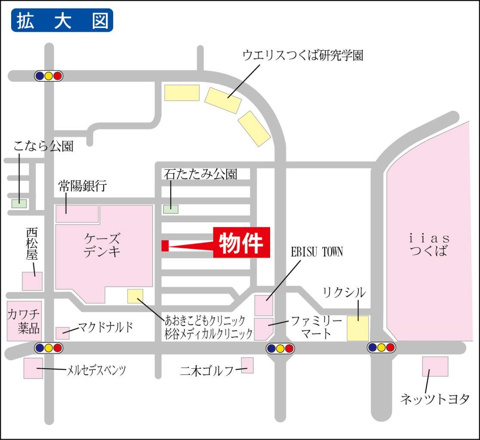 研究学園４丁目Ｔパーキングの画像