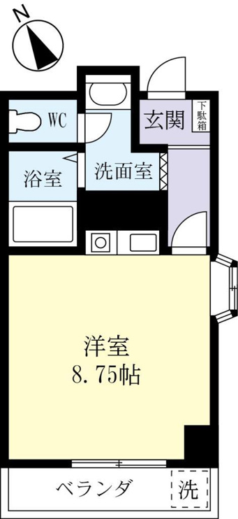 玄関を開けても洋室内が見えないです◎
