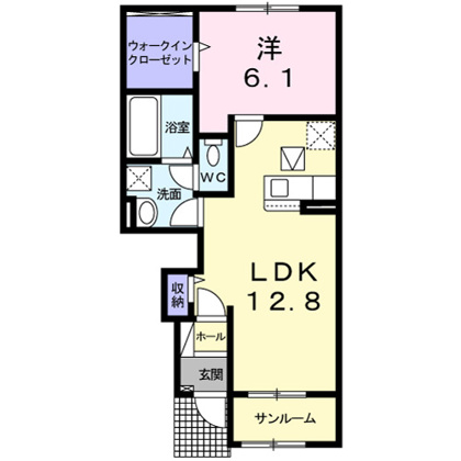 かすみがうら市下稲吉のアパートの画像