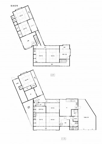 鳥取市佐治町加茂中古戸建て【間取り】