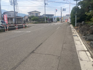 上越市大字寺町の売地【前面道路含む現地写真】