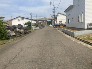 上越市大字寺町の売地【前面道路含む現地写真】