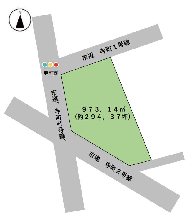 上越市大字寺町の売地【間取り】