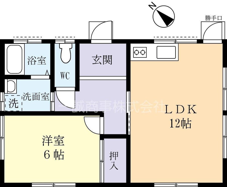 ブラウンウッドな１LDK