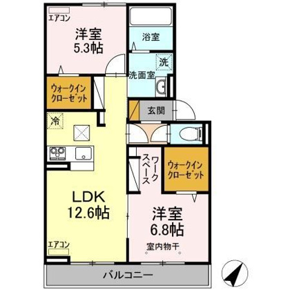 つくば市谷田部のアパートの画像