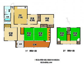 南関町関外目1763【間取り】人ご家族でも無理なく暮らせる間取。