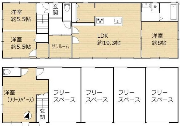 K21471-上賀茂【間取り】
