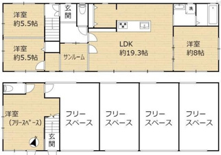 K21471-上賀茂【間取り】
