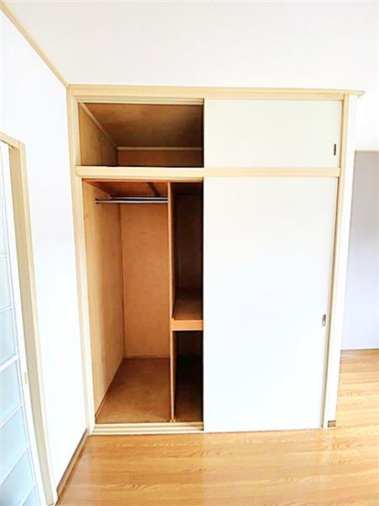 収納　洋服の収納も楽です！