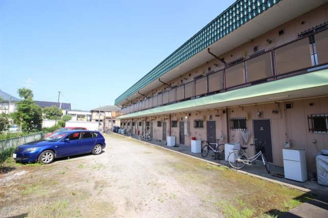 通路部分・洗濯機置き場は外になります