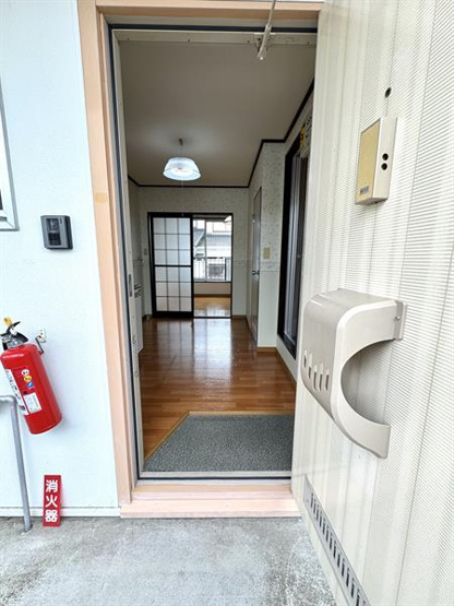 風通しの良い玄関！