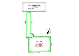 鳥取市馬場町土地【区画図】