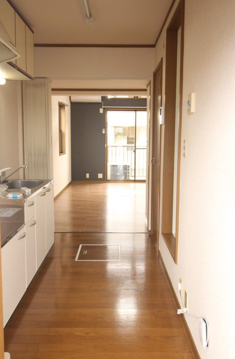 玄関から見た部屋全体の見晴らしです｡