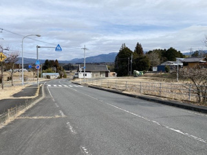 恵那市岩村町の売地【外観】現況写真（国道全体）