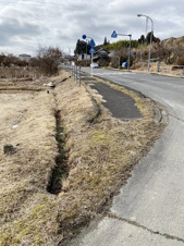 恵那市岩村町の売地【外観】現況写真（国道側の歩道）