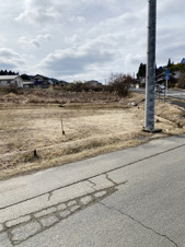 恵那市岩村町の売地【外観】現況写真（恵那市道）