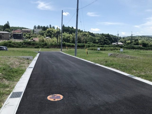 恵那市武並町竹折の売地【外観】現況写真(H・I区画:接道状況)
