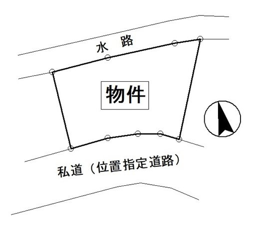可児市大森の売地【間取り】