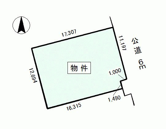 可児郡御嵩町御嵩の売地【間取り】