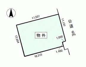 可児郡御嵩町御嵩の売地【間取り】