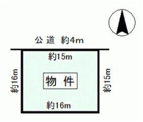 可児市塩の売地【間取り】