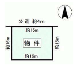 可児市塩の売地【間取り】
