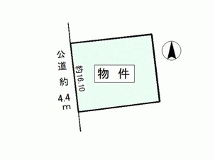 可児郡御嵩町伏見の売地【間取り】