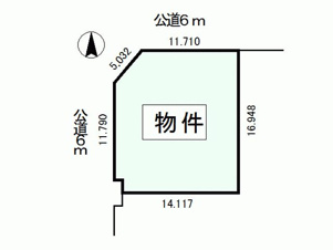 可児郡御嵩町御嵩の売地【間取り】