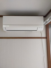 盛岡市鉈屋町のアパート【設備】エアコン