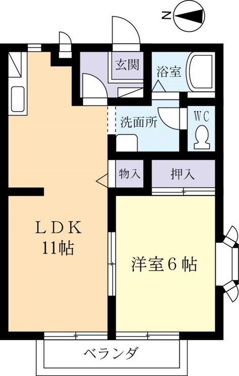 人気の１ＬＤＫ！広めのＬＤＫが魅力的！